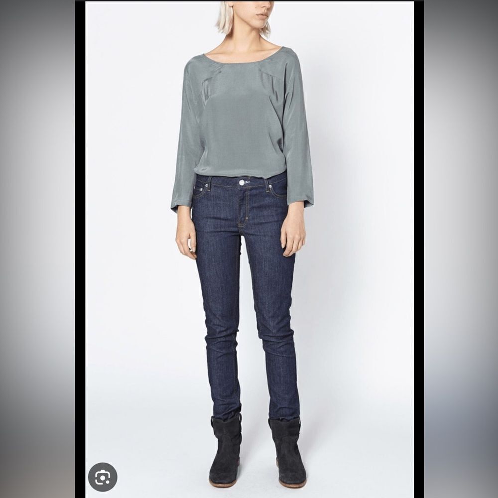 Acne Studios Flex Raw Reform Jeans in Light Rinse